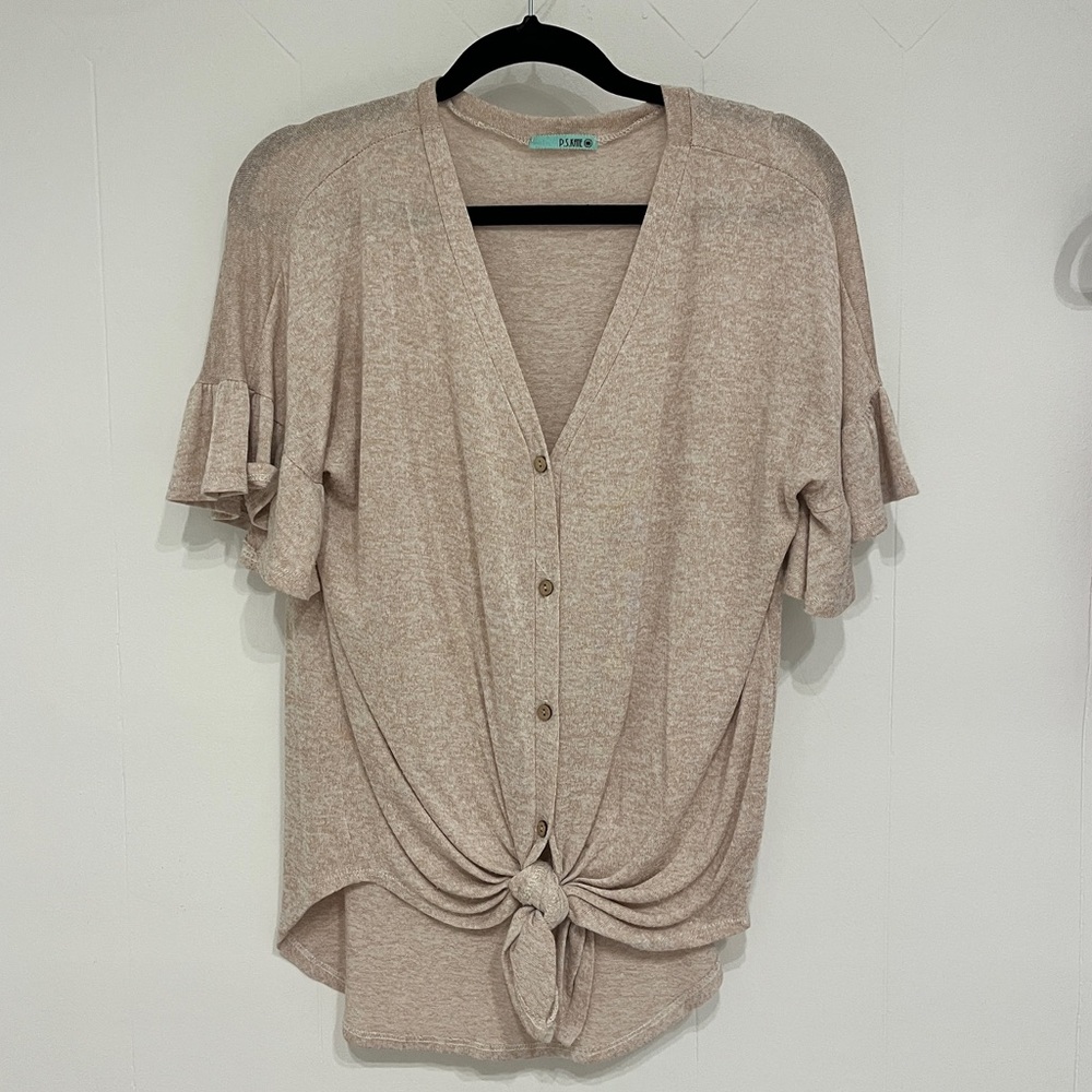 Front Tie Blouse